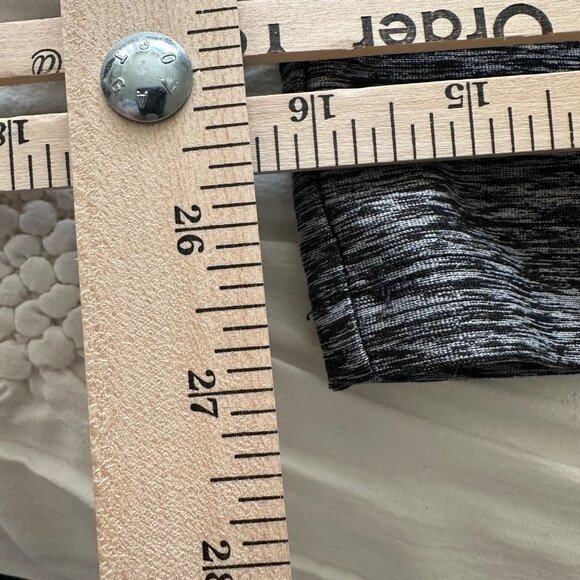 Chicos Zenergy Pants 12-14 Yoga Athletic Casual Pull On Gray Black Heathered - Picture 11 of 11